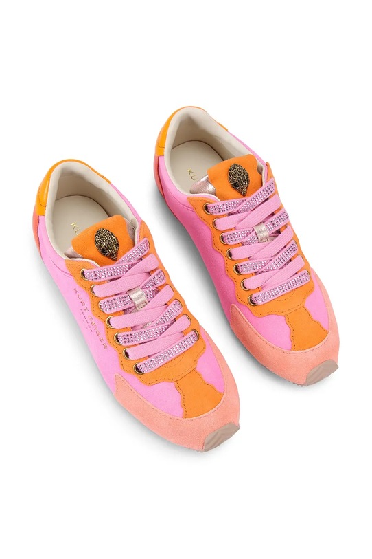 Obuwie Kurt Geiger London Islington Sneaker sneakersy damskie skórzane 4396057209 różowy