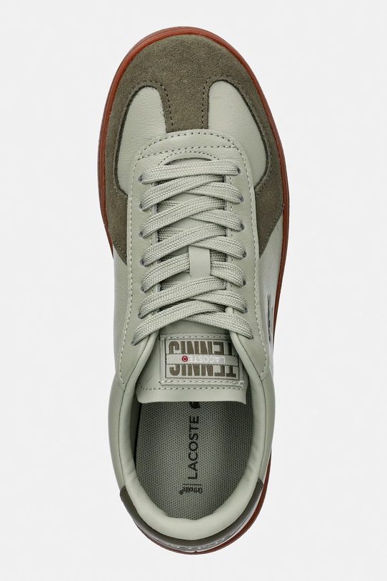 Lacoste Baseshot Pro sneakersy damskie zamszowe zielony 50SFA0033.AKF