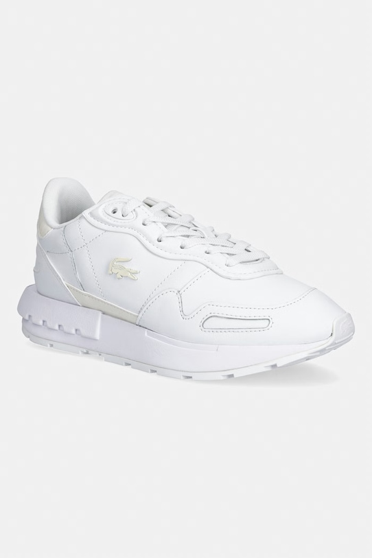 Lacoste sneakersy Partner Wmns Leather imitacja skóry licowej biały 50SFA0146.65T