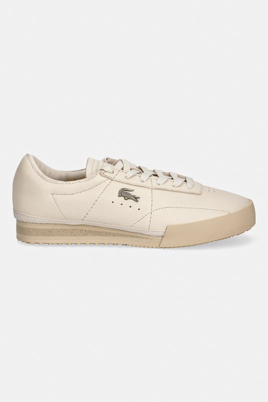 Lacoste sneakersy skórzane Aura 50SFA0161.2R2 beżowy SS26