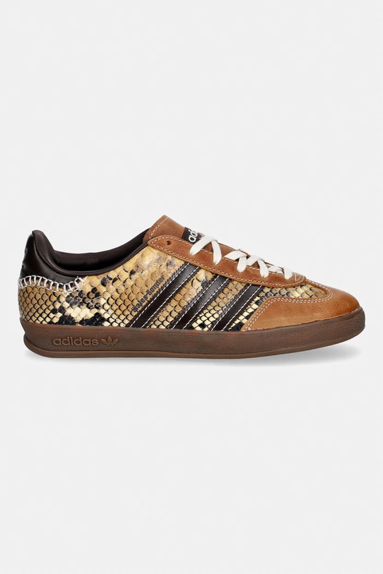 adidas Originals x Wales Bonner Gazelle Snake sneakersy skórzane KK3641 brązowy SS26