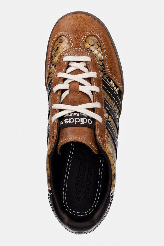adidas Originals x Wales Bonner Gazelle Snake sneakersy skórzane brązowy KK3641