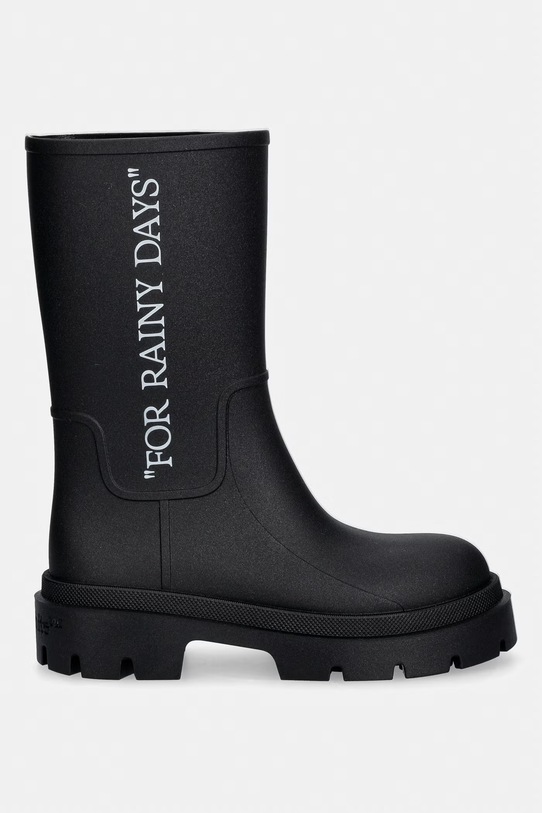 Off-White Reboot Rainy Days dámske gumáky W049C9M001 čierna SS26