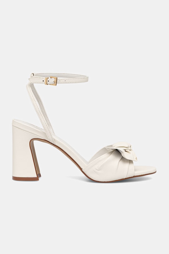 Aldo sandały na słupku skórzane ANGELKNOT 14039537.ANGELKNOT beżowy SS26