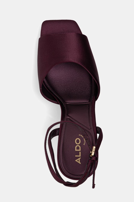 Aldo sandały na szpilce KAIASIEN bordowy 14151894.KAIASIEN