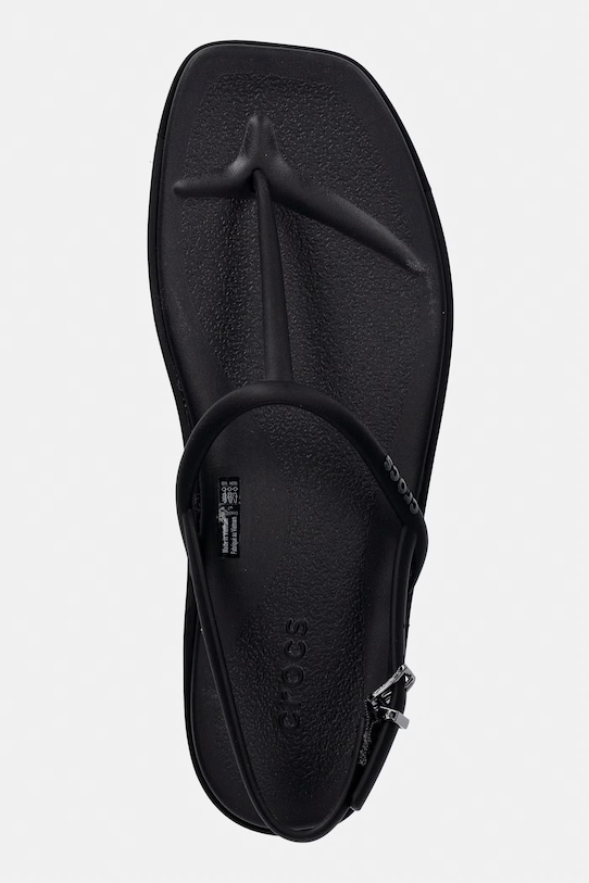 Crocs Miami Thong sandali con il tacco aperto da donna nero 209793.001