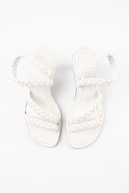 Souliers Martinez sandały skórzane ISA ISA.WHITE beżowy SS26