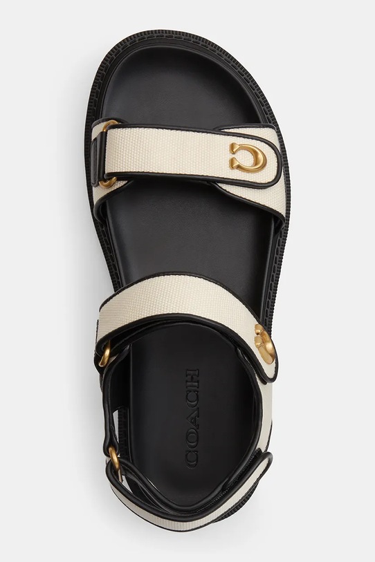 Coach sandały damskie Brynn Canvas Sandal biały CEF36.MQV