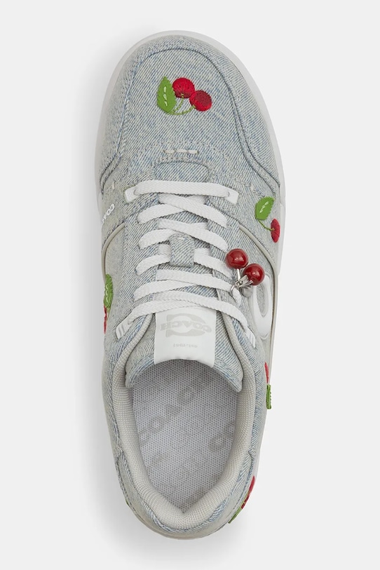 Coach Denim Coach Soho Sneaker With sneakersy damskie niebieski CEG42.XXQ