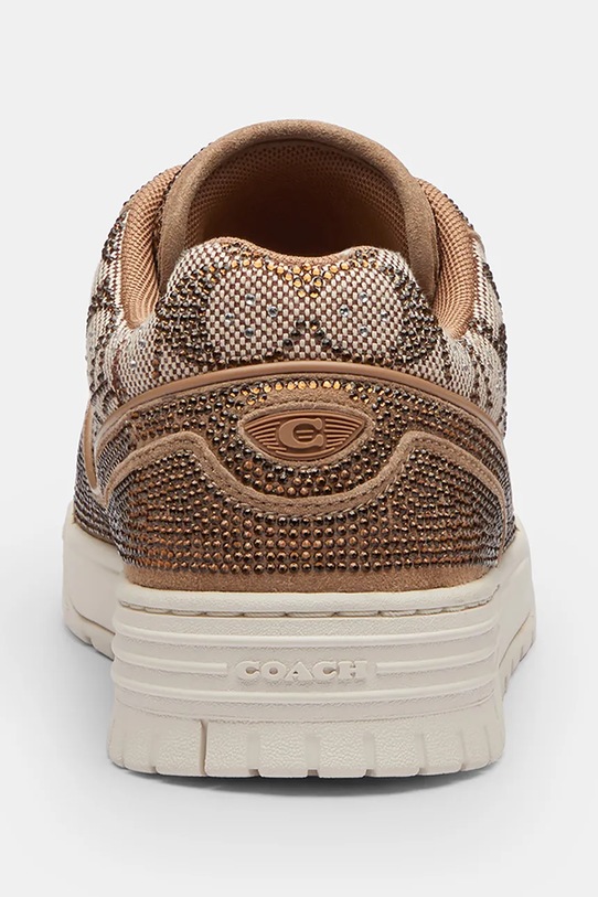 Obuwie Coach Coach All Over Crystals Signature sneakersy damskie CEG68.E28 brązowy