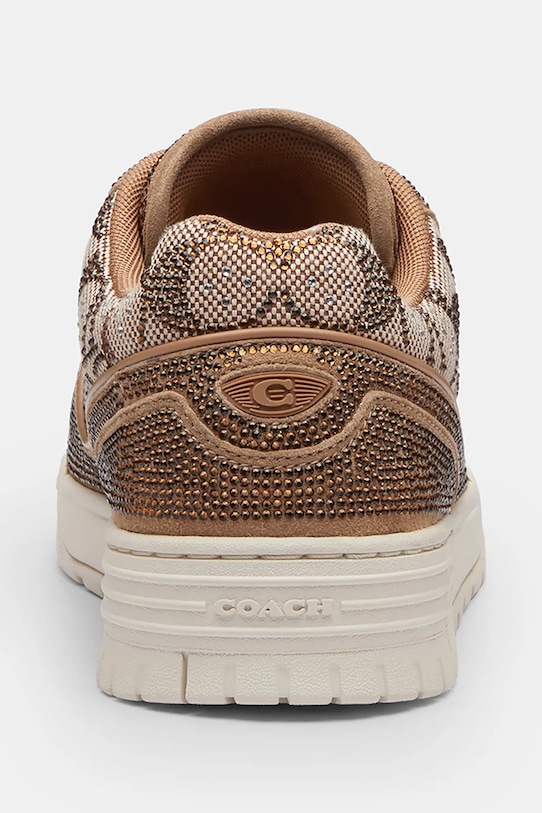 Obuwie Coach Coach All Over Crystals Signature sneakersy damskie CEG68.E28 brązowy