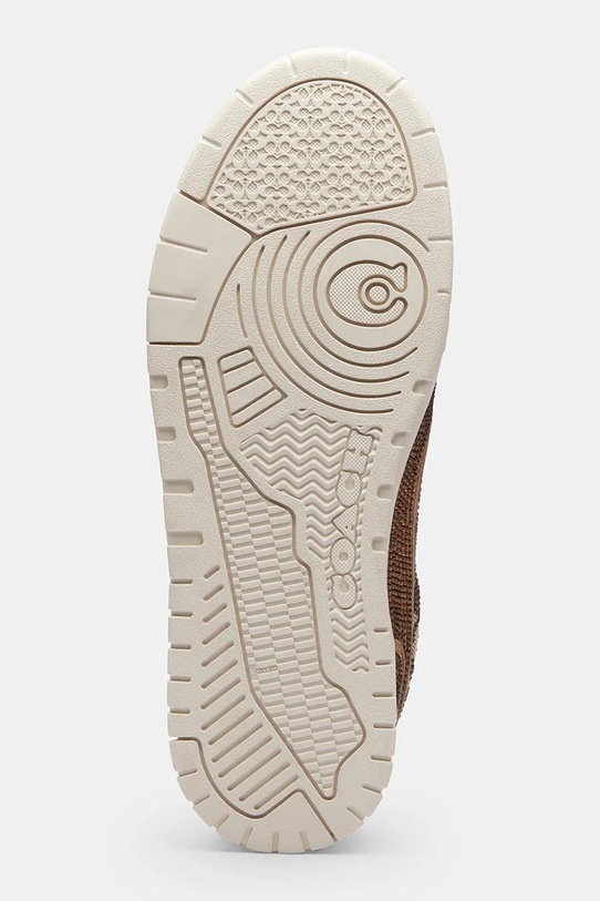 Coach Coach All Over Crystals Signature sneakersy damskie CEG68.E28 brązowy