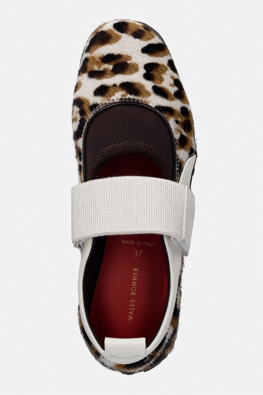 Wales Bonner Jewel Mary Jane baleríny béžová WBW46030A.23055.101T