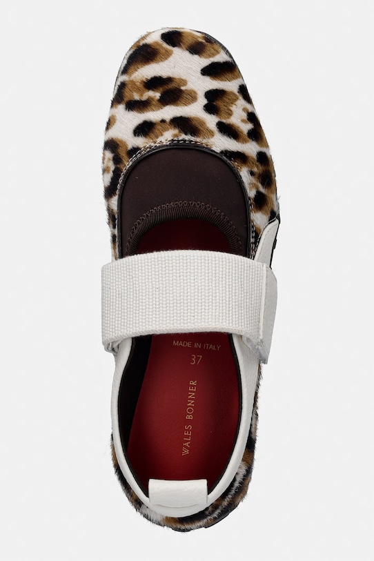 Wales Bonner Jewel Mary Jane baleríny béžová WBW46030A.23055.101T