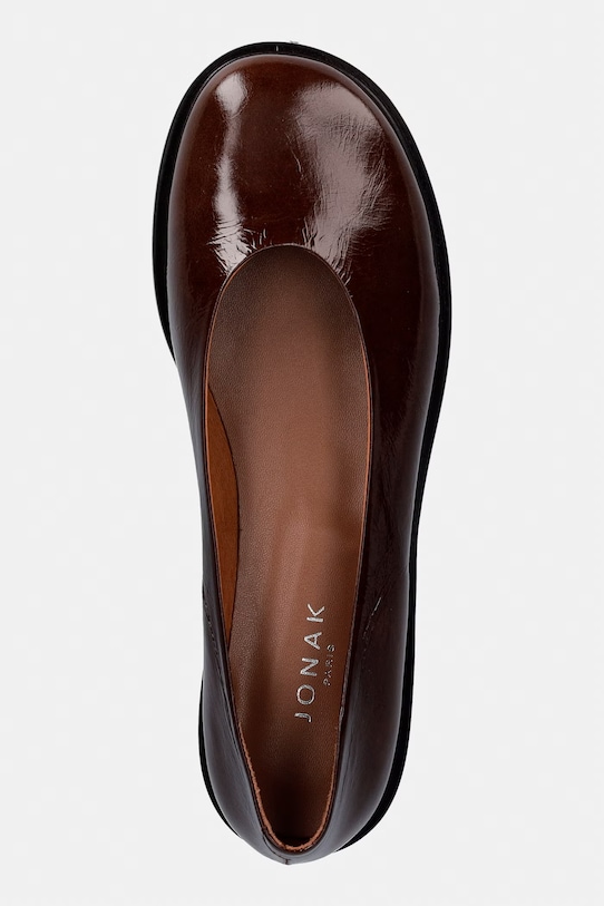 Jonak baleriny skórzane DAURELIA CUIR brązowy 3800478
