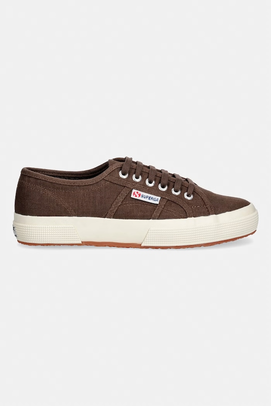 Superga 2750 LINEN tenisówki damskie S6138IW.A0K brązowy SS26