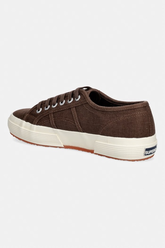Obuwie Superga 2750 LINEN tenisówki damskie S6138IW.A0K brązowy