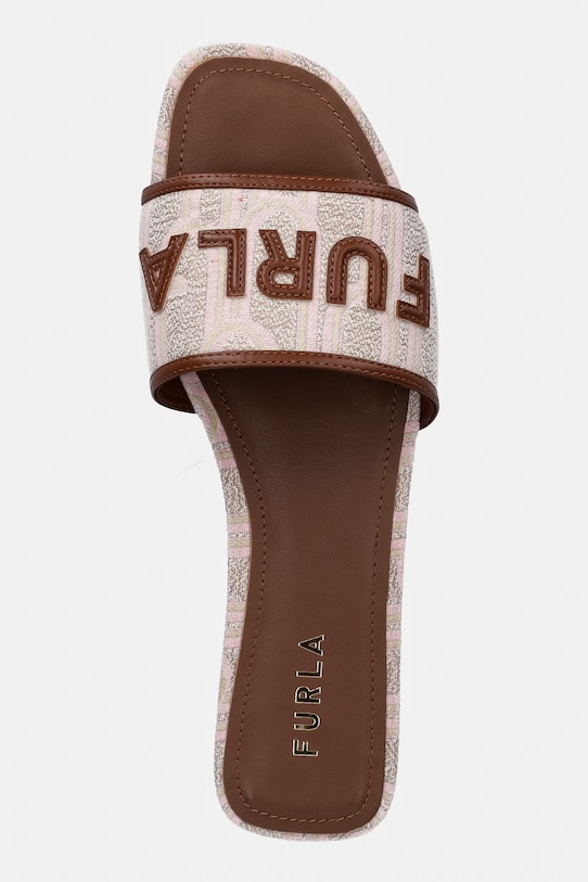 Furla klapki damskie Brezza beżowy YL55BRE.BX4556.5062S