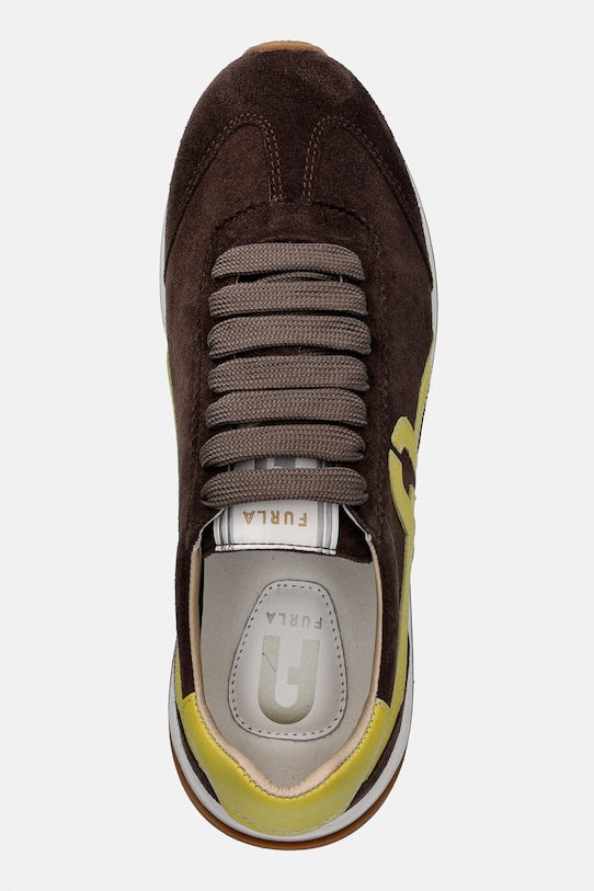 Furla Retro' sneakersy damskie zamszowe brązowy YK56RET.BX0580.4719S