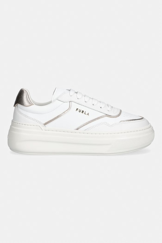 Furla Nuage sneakersy damskie skórzane YK73NUA.BX4471.3304S biały SS26