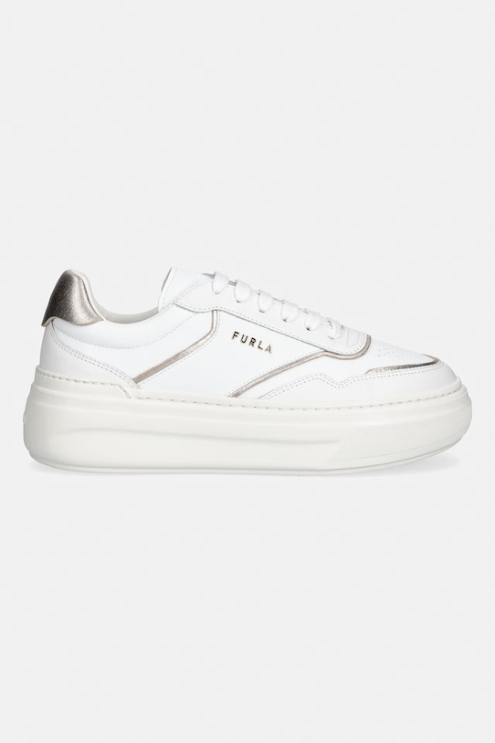 Furla Nuage sneakersy damskie skórzane YK73NUA.BX4471.3304S biały SS26