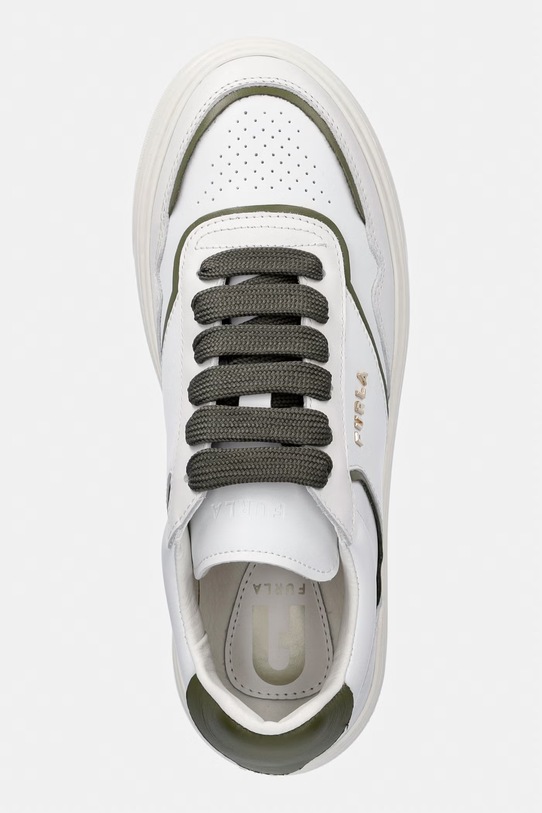 Furla Nuage sneakersy damskie skórzane zielony YK73NUA.BX4470.4712S