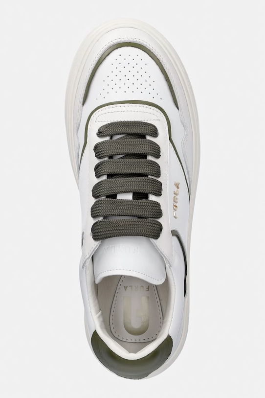 Furla Nuage sneakersy damskie skórzane zielony YK73NUA.BX4470.4712S