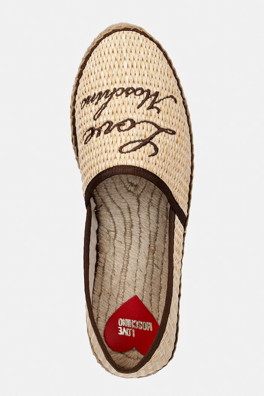 Love Moschino espadryle damskie beżowy JA10272G0OJR110E