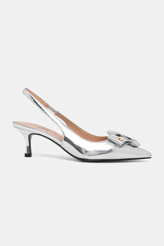 Love Moschino szpilki JA10366G0OJE090B srebrny SS26