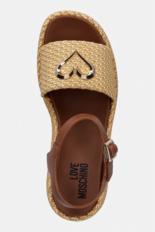 Love Moschino sandały brązowy JA16127I0OJR610B