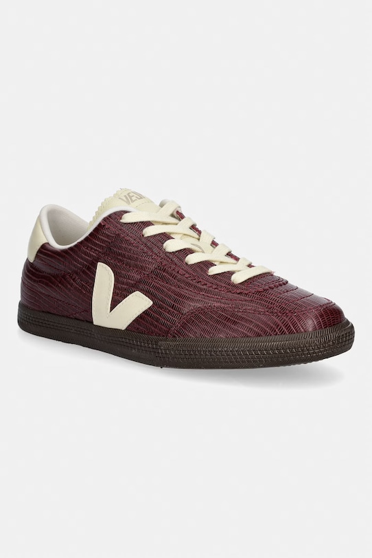 Veja Panenka sneakersy damskie skórzane bordowy FU0221393A