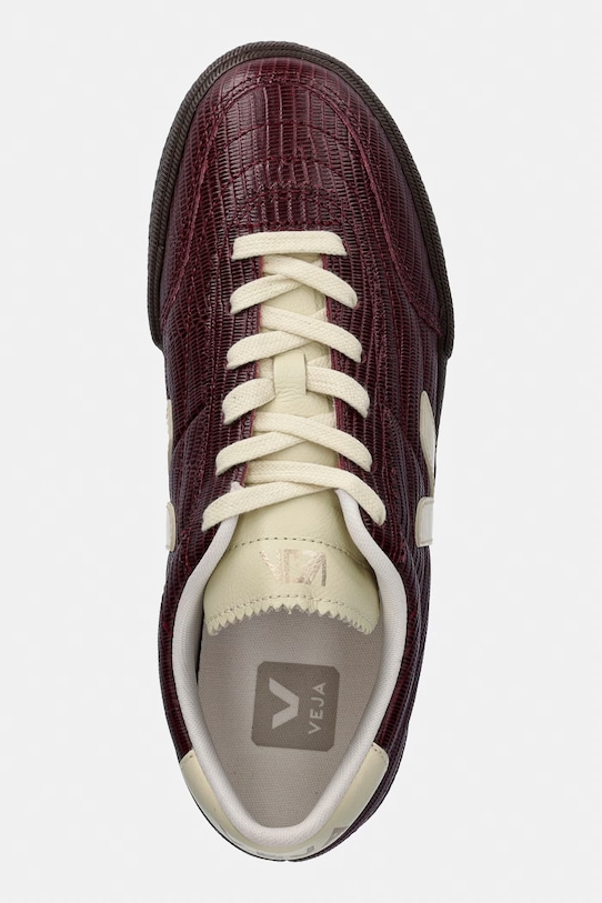 Veja Panenka sneakersy damskie skórzane bordowy FU0221393A