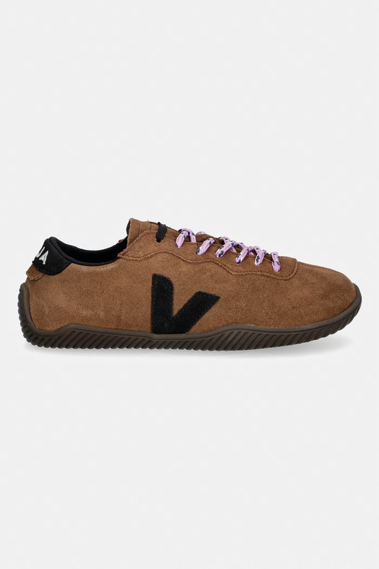 Veja Jitsu sneakersy damskie zamszowe NS0321615A brązowy SS26