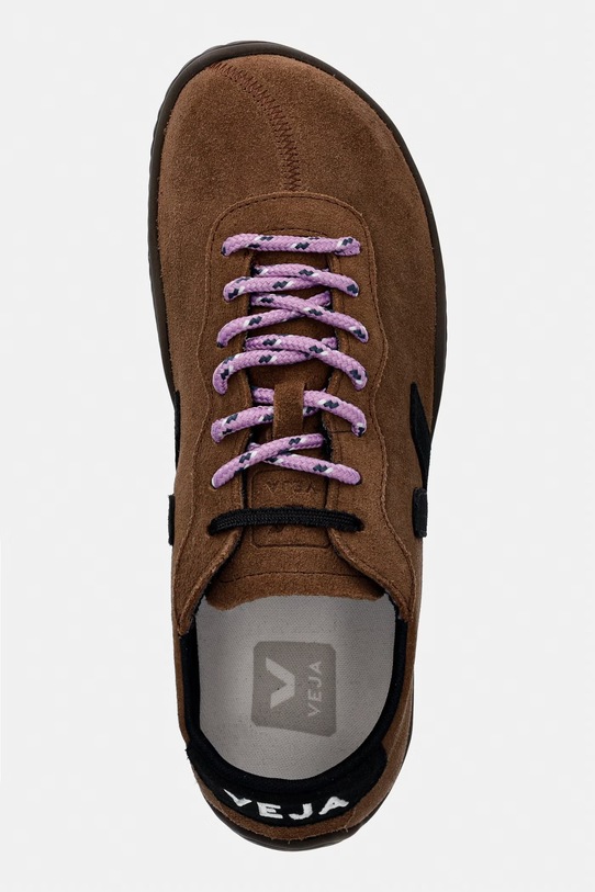 Veja Jitsu sneakersy damskie zamszowe brązowy NS0321615A