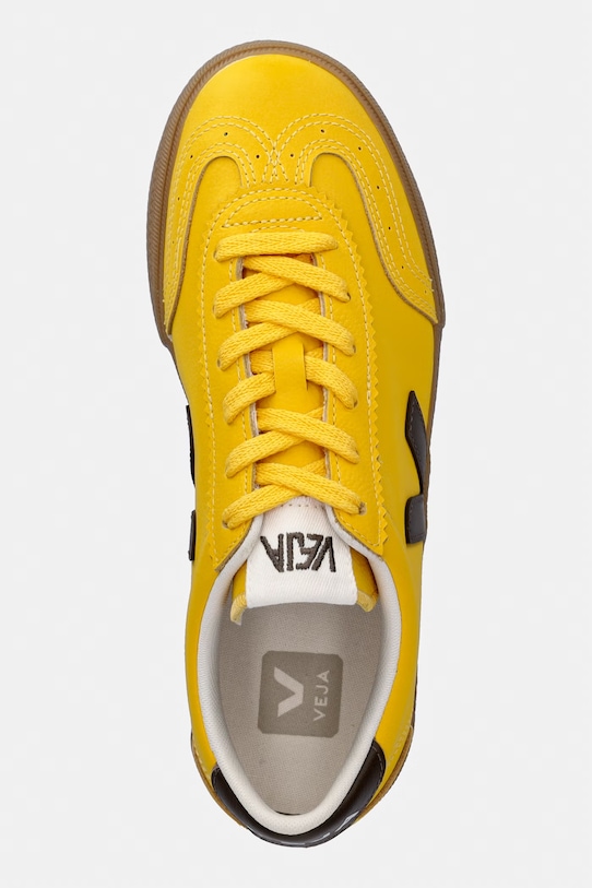 Veja Volley O.T. sneakersy damskie skórzane żółty VO2021434