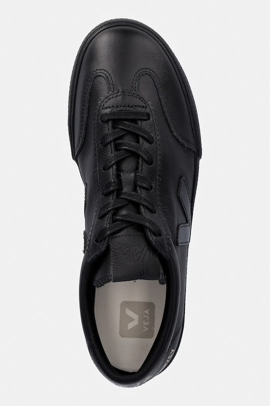 Veja Volley Signature O.T. sneakers da donna in pelle nero YP2021576A