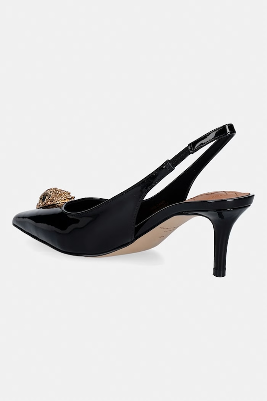 Obuwie Kurt Geiger London szpilki skórzane Belgravia sling back 9786900309 czarny