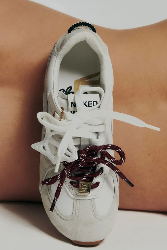 Naked Wolfe sneakersy damskie skórzane Adored.White