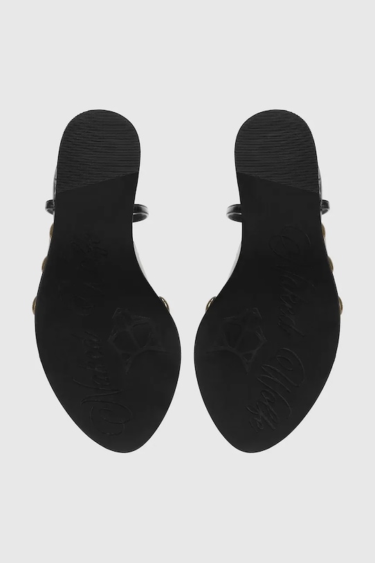 Naked Wolfe sandale cu talpă compensată de damă Tiger.Lilly negru