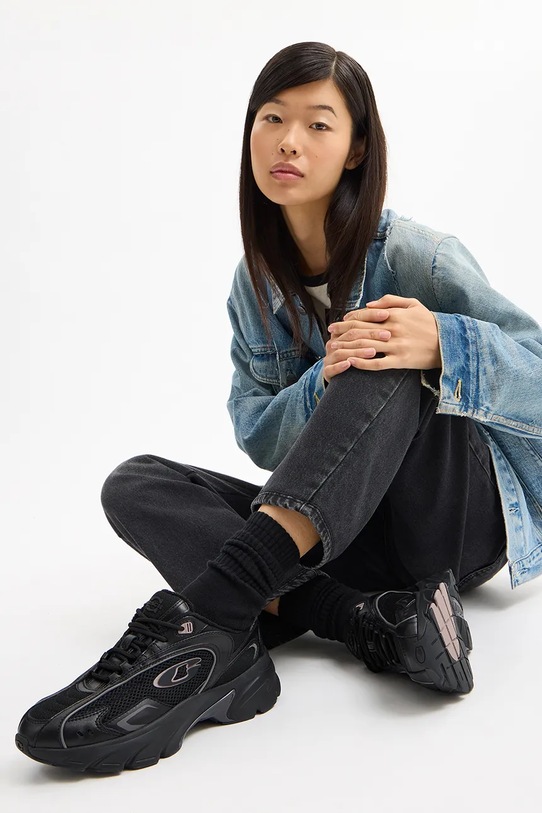 Coach BOLT RUNNER sneakersy damskie skórzane CDE28.L77