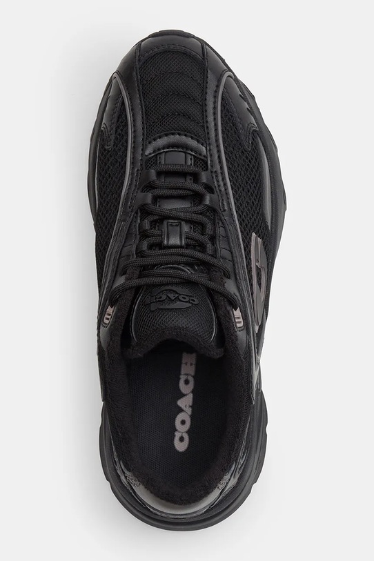 Coach BOLT RUNNER sneakersy damskie skórzane czarny CDE28.L77