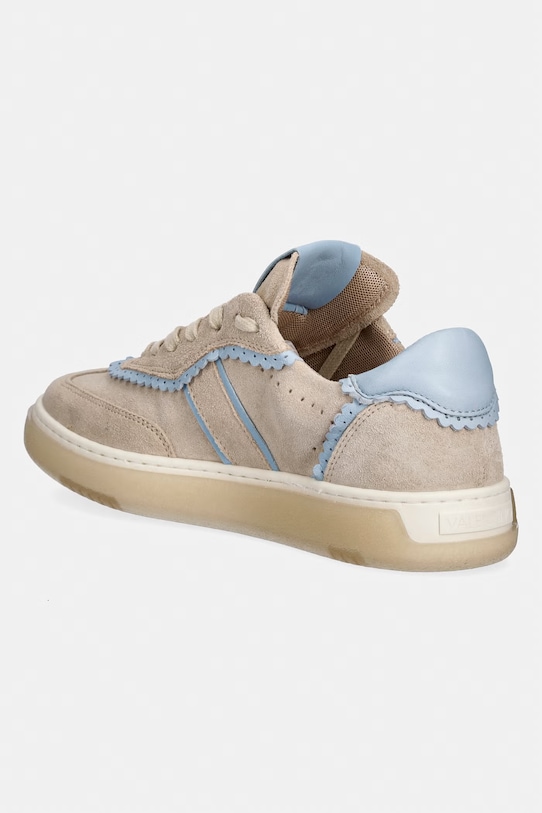 Obuwie Valentino 91G1901CAM GLOSSY sandały damskie zamszowe 91G1901CAM.BEIGE beżowy