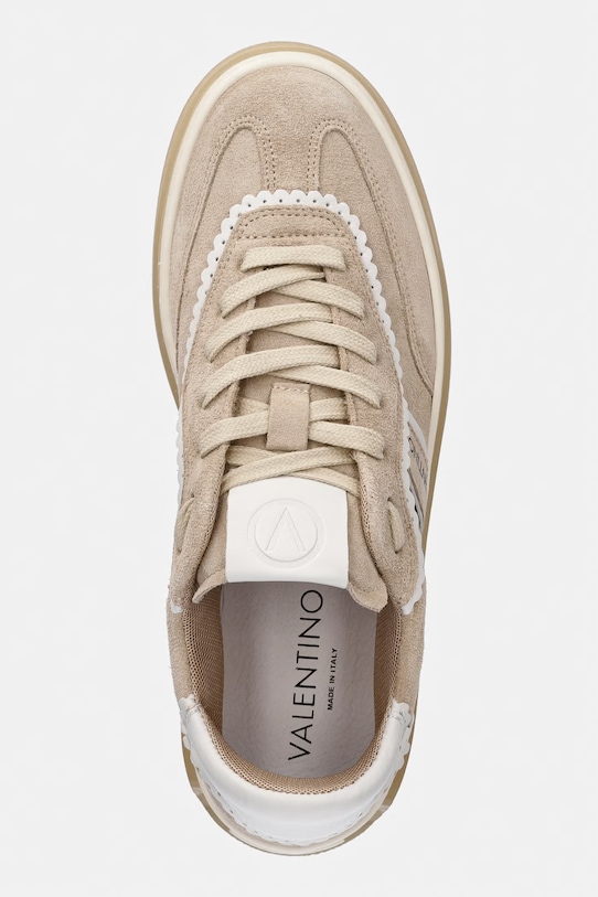 Valentino 91G1901CAM GLOSSY sneakersy damskie zamszowe beżowy 91G1901CAM