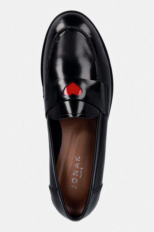 Jonak mokasíny dámske kožené DONJUAN CUIR GLACE čierna 3500189.H23