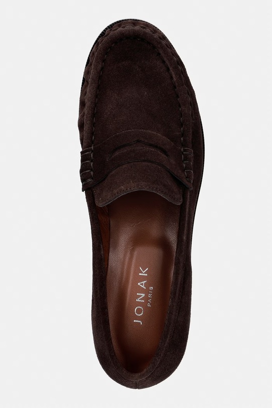 Jonak mokasyny damskie zamszowe DELICE CROUTE brązowy 3700264.H24