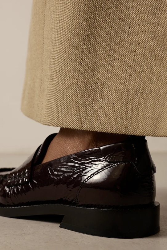 Vanda Novak mokasyny damskie skórzane Greta Glossy Ruby Greta.Glossy.Ruby