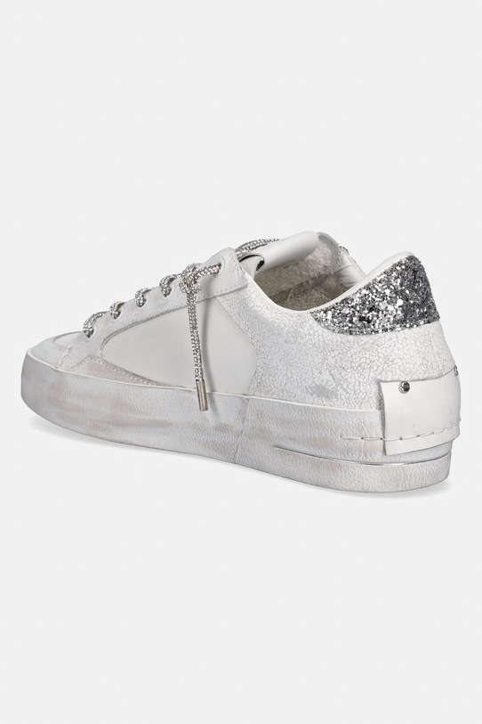 Obuwie Crime London SK8 DELUXE WEDGE sneakersy damskie skórzane 20132PP7.10 biały