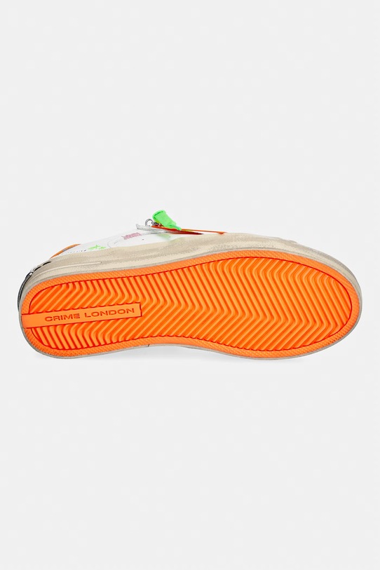 Crime London SK8 DELUXE sneakersy damskie skórzane 29110PP8 biały