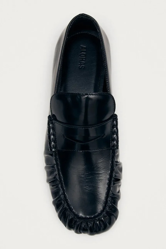 Obutev Alohas mokasini ženski usnjeni Aven S101135.01 črna