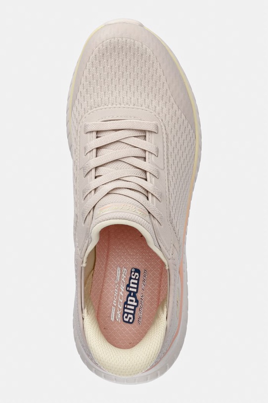 Skechers BOBS SQUAD CHAOS sneakersy damskie beżowy 117248